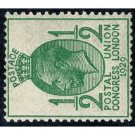 1929 ½d green. WATERMARK SIDEWAYS. SG 434b. Unmounted Mint