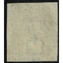 1d black "QE" Plate 10. Cancelled by black Maltese cross. 4 clear (lower) to large margins.