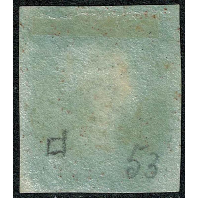 1d red "BD" Plate 53. Fine used