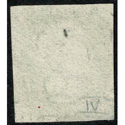 1d black "RK" Plate 4. Four nmargins. Brownish Maltese cross cancellation.