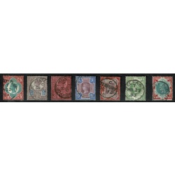 1887-1892 Jubilee issue. Basic set of 14 values Fine to Very Fine Used.
