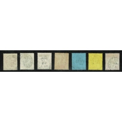 1887-1892 Jubilee issue. Basic set of 14 values Fine to Very Fine Used.