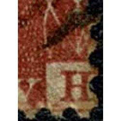 Perforated 1d Red. "KH" Stated to be Plate 37. Perf 16. Wmk Large Crown Die II. SG 36. Spec. C11