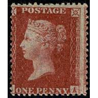 1d Deep rose-red "AL". Unmounted mint. SG 41.