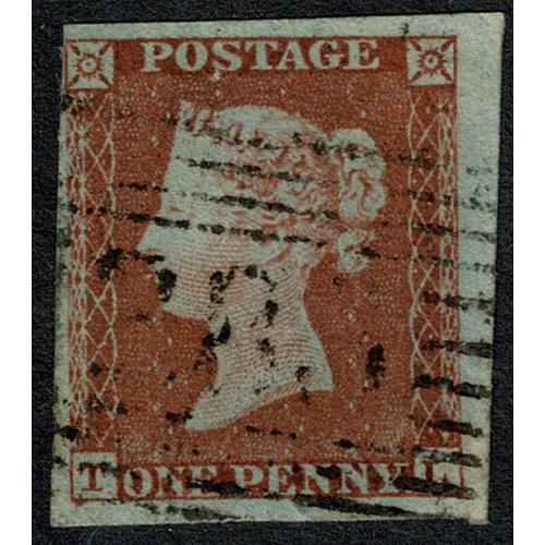 1d red "TL" Plate 162. Fine used.
