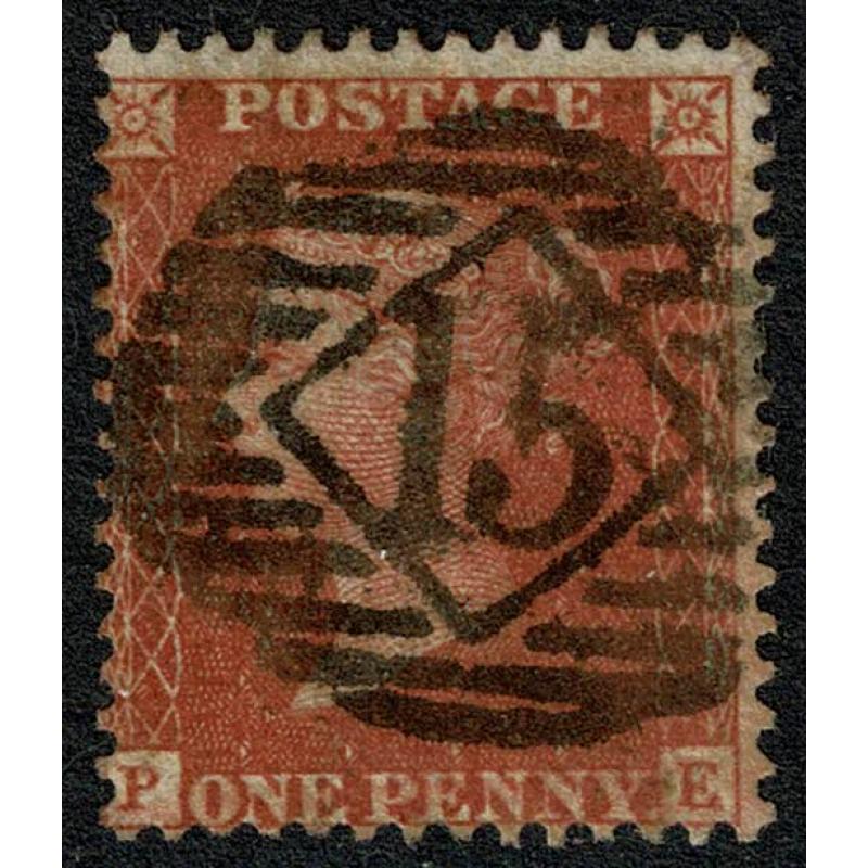 1d orange-red. "PE" Plate 48. Tansitional. SG 38. Spec. C9(2)