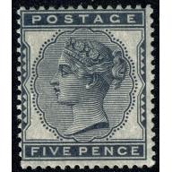 SG 169. 5d indigo. Unmounted Mint.