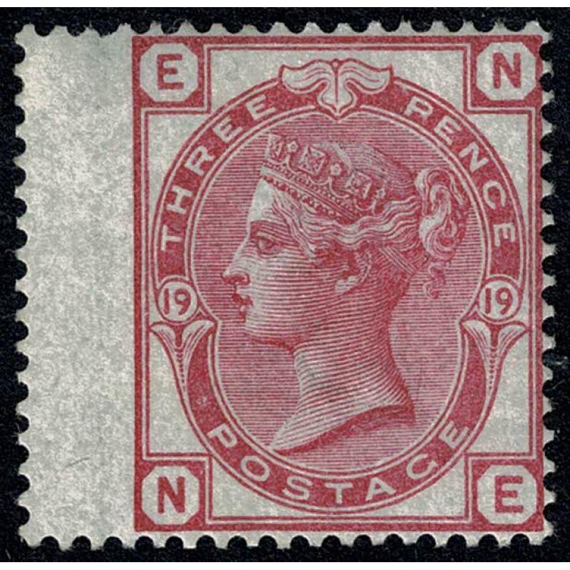 SG 143. 3d rose "NE". Unmounted mint.