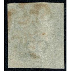 1d black "LK" Plate 5. 4 margins. Cancelled by red Maltese Cross.