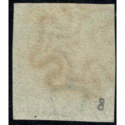 1d black "TG" Plate 8. Cancelled by black Maltese Cross.