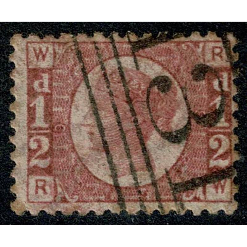 1870 ½d Plate 9 very fine used.