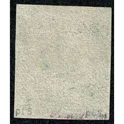 1d Black "AF" Plate 6. Four good to large margins. Cancelled by red Maltese cross.