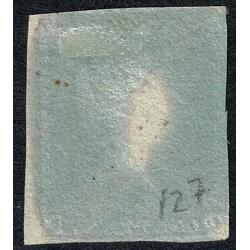 1841 1d Red "OL" Plate 127. Lavender tinted paper.